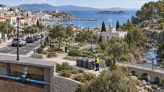 Εφαρμογές LoRaWAN για ύδρευση, άρδευση, απορρίμματα, περιβάλλον, πολιτική προστασία και στάθμευση